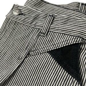 VINTAGE | Women’s High Waisted Rockies - Black + White Stripe - Sz VTG 30/11